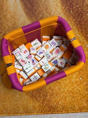 Mahjong Tile Bag 🩷🀄️🧡 Large Capacity